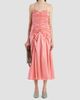 Khaite Women's Raina Ruched Silk Midi-Dress - 2