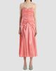 Khaite Women's Raina Ruched Silk Midi-Dress - 3