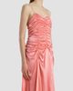 Khaite Women's Raina Ruched Silk Midi-Dress - 5