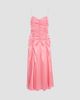 Khaite Women's Raina Ruched Silk Midi-Dress - 7