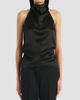 Khaite Women's Rone Satin Open-Back Top - 3