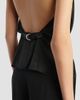 Khaite Women's Rone Satin Open-Back Top - 6