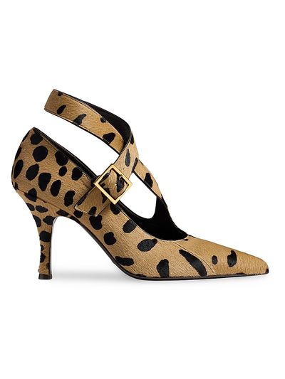 Khaite Women's Sloan 85MM Calf Hair Pumps
