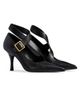 Khaite Women's Sloan 85MM Leather Pumps - 2