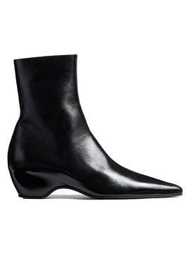 Khaite Women's Sybil 40MM Leather Ankle Boots