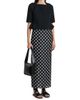 Khaite Women's Winton Polka Dot Silk Pencil Skirt - 2