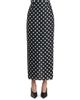 Khaite Women's Winton Polka Dot Silk Pencil Skirt - 3