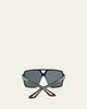 KHAITE x Oliver Peoples 1977c Oversized Aviator Sunglasses - 4