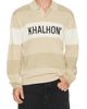Khalhon Khalhon Coastal Stripe Knit Polo Jacket - 1