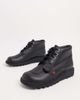 Kickers Kickers kick hi boots in black leather - 1