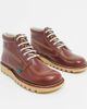 Kickers Kickers kick hi boots in tan leather-Brown - 1