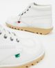 Kickers Kickers kick hi boots in white leather - 4