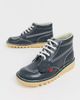Kickers Kickers Kick Hi Core navy blue leather hi top flat boots - 1