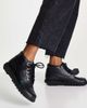 Kickers Kickers Kick Hi flat leather boots in black - 4