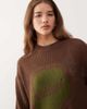 Kickers Kickers oversized knit sweater in dark brown - 4