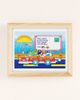 Kidnichols kidnichols Froggy Roadtrip Art Print in Natural Wood Frame at Urban Outfitters - 2