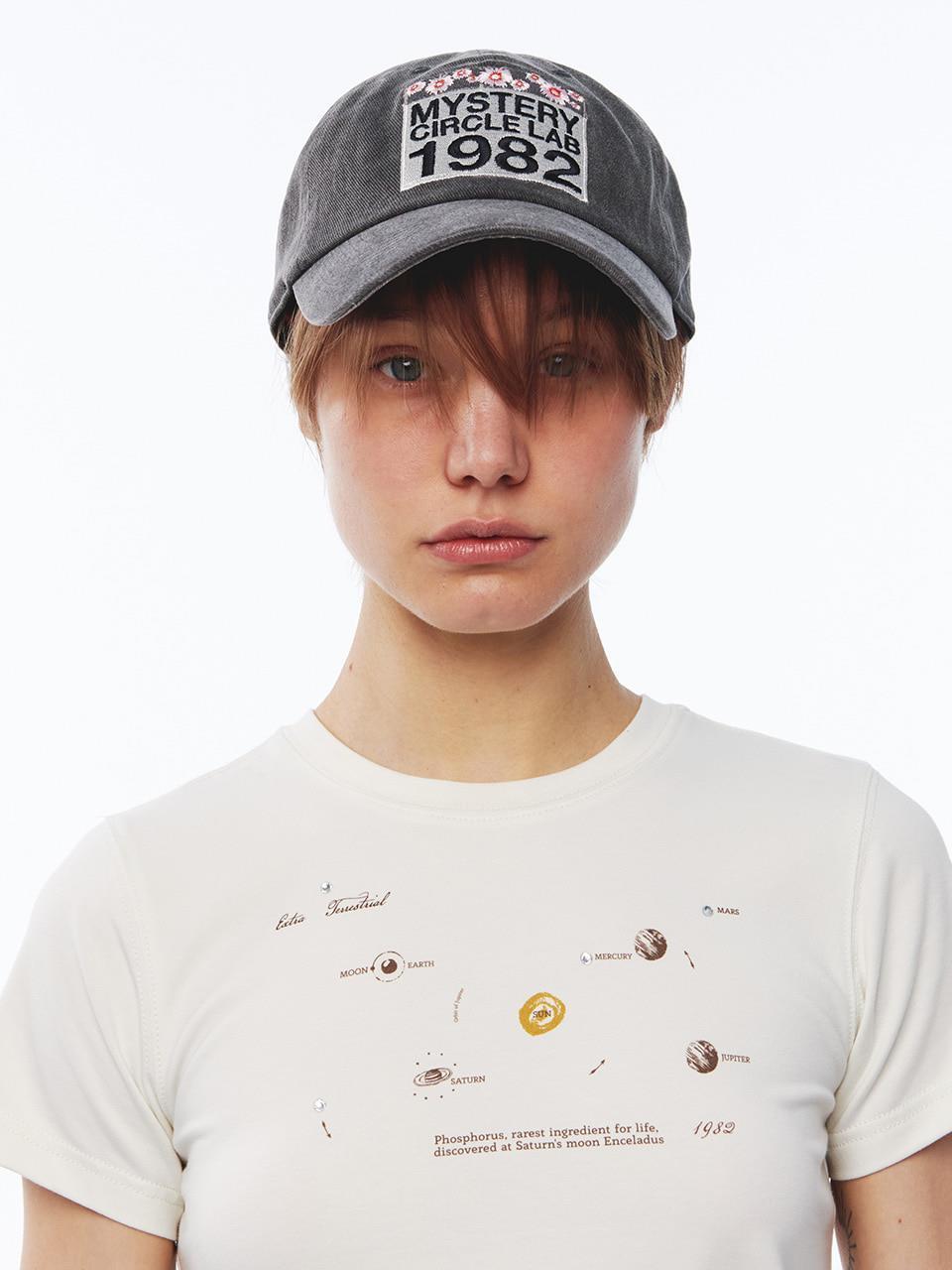 Kijun Cotton Twill Embroidered Unisex Cap [Charcoal]
