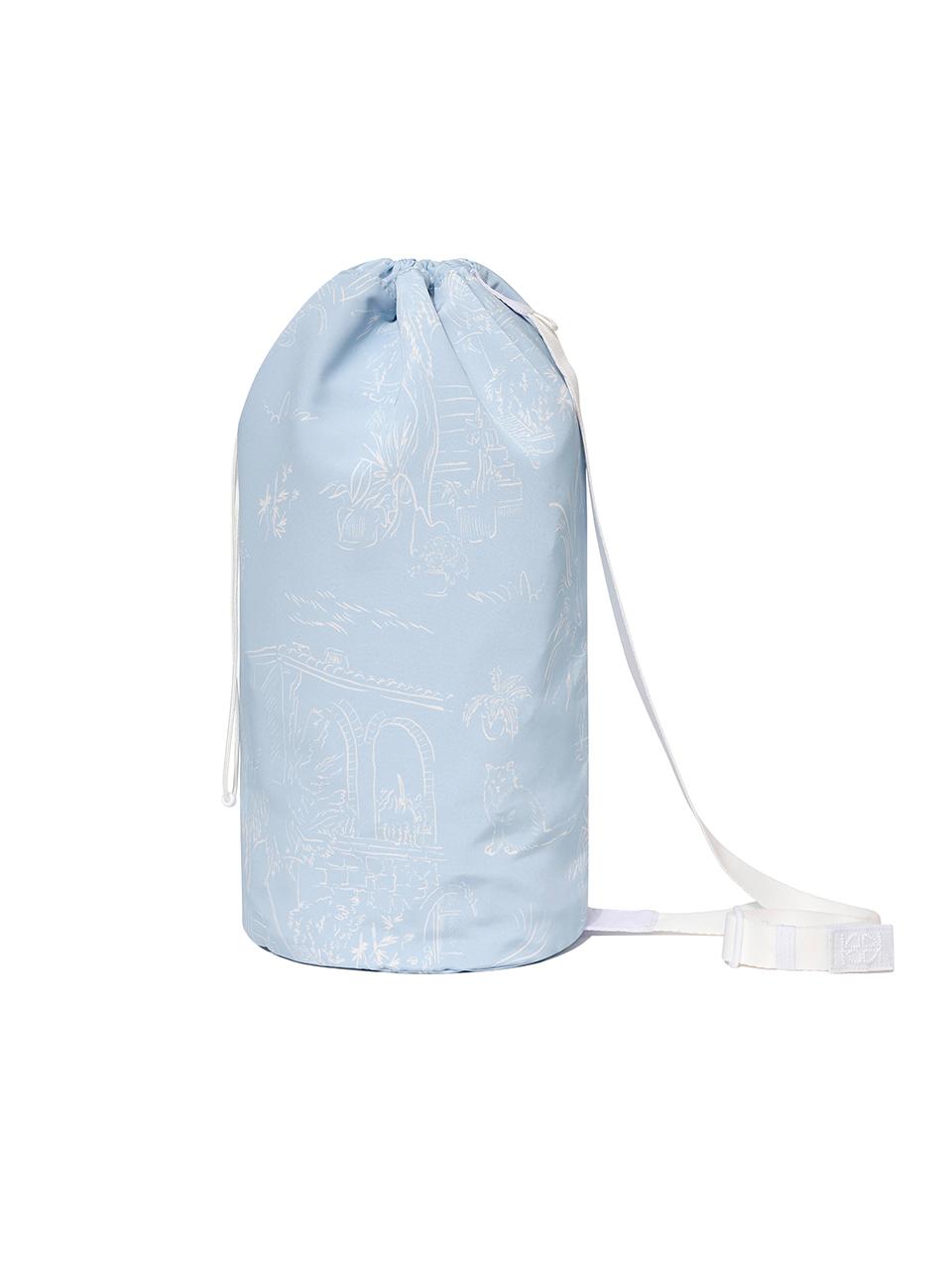 Kijun Drawing Sport Bag UNISEX Print Sky Blue