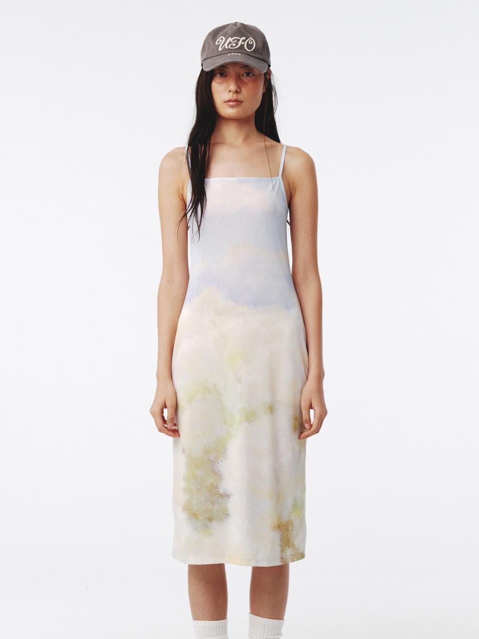 Kijun Flower Print Long Dress