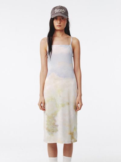 Kijun Flower Print Long Dress