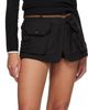Kijun Kijun Black Joel Wrap Shorts - 4
