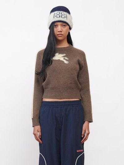 Kijun Pegasus Knit Pullover - Brown