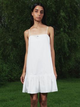 Kijun Shirring Puff Mini Dress Off - White