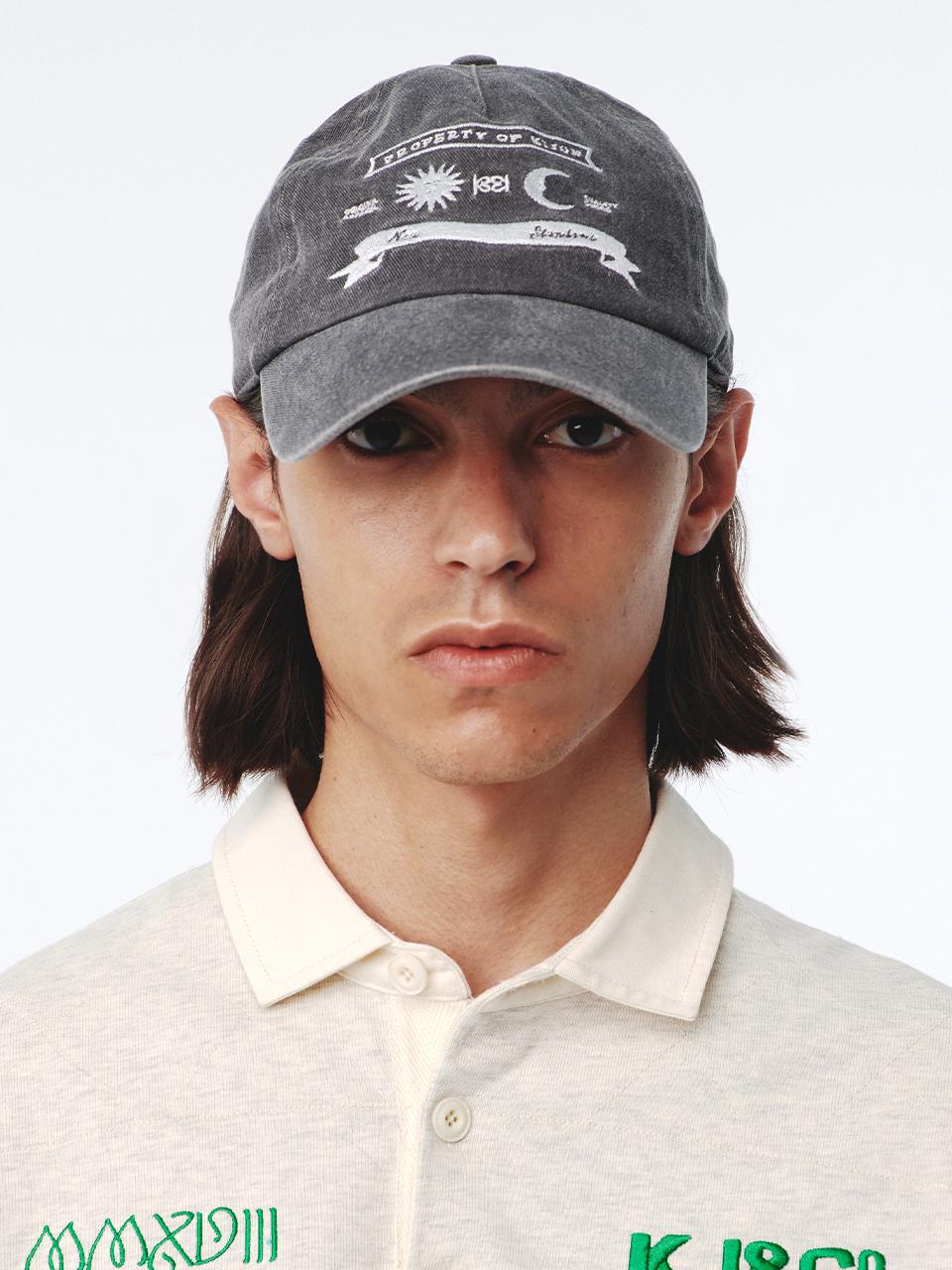 Kijun Sun Moon Cap UNISEX Charcoal