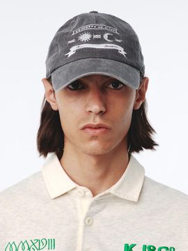 Kijun Sun Moon Cap UNISEX Charcoal