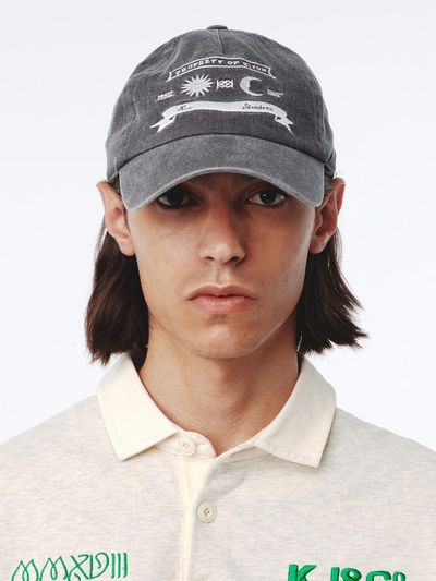 Kijun Sun Moon Cap UNISEX Charcoal