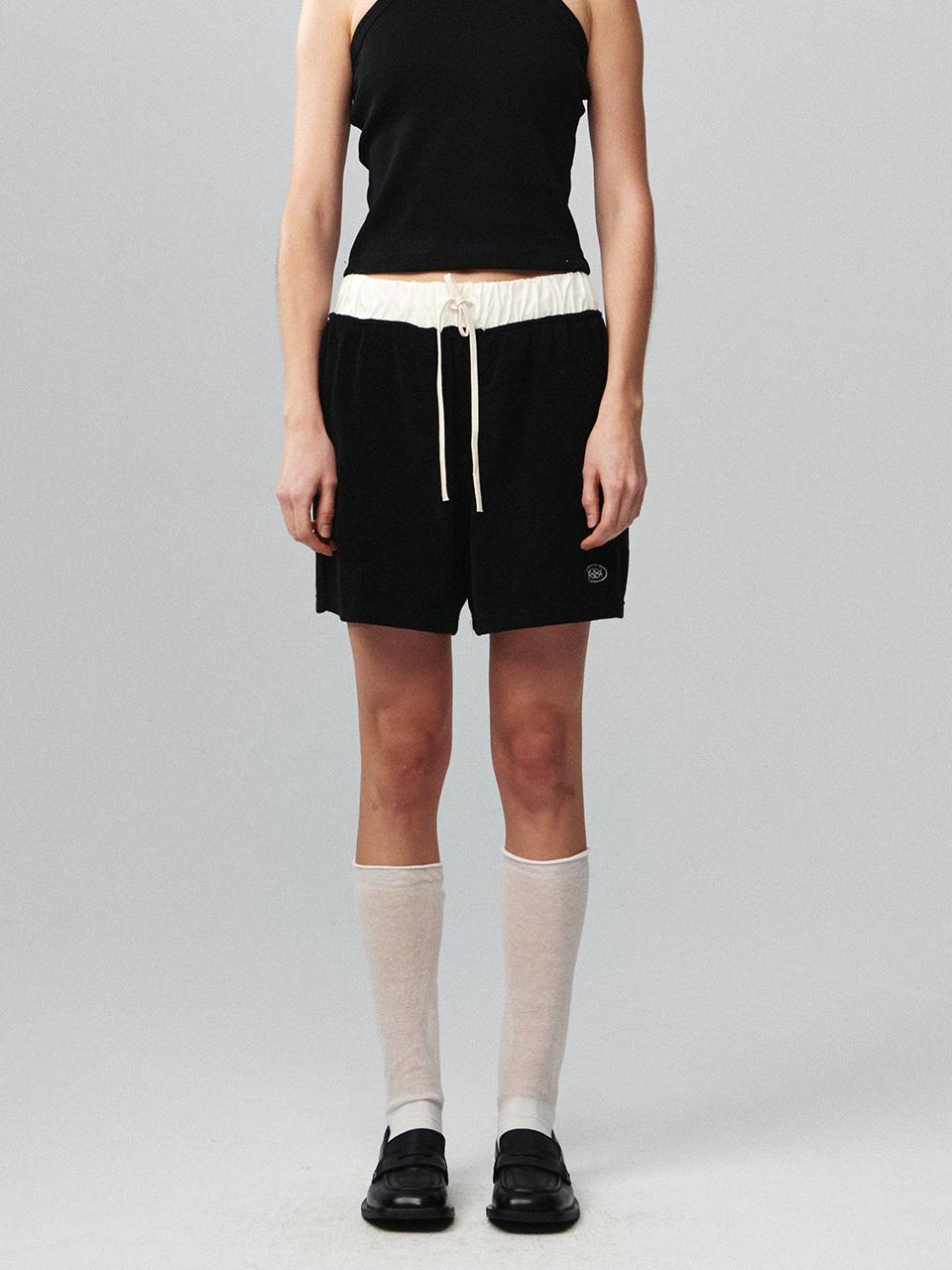 Kijun Terry Shorts Black