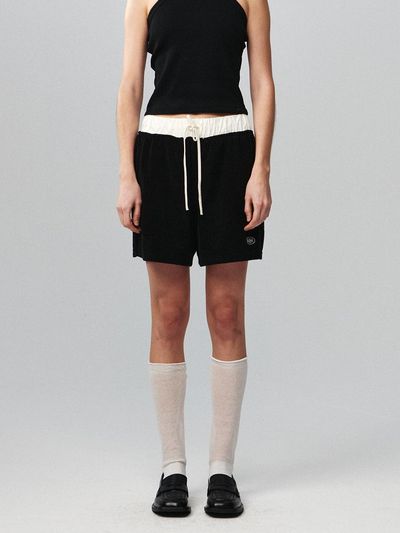 Kijun Terry Shorts Black