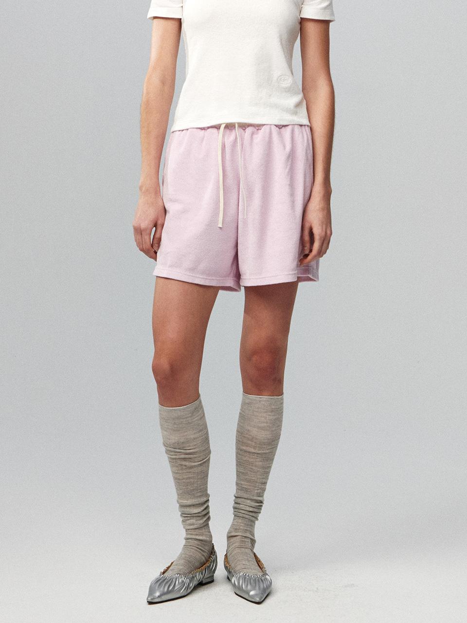 Kijun Terry Shorts Pink