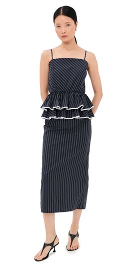 Kika Vargas Kika Vargas Alanna Dress Navy