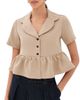 Kika Vargas Kika Vargas Mattie Top Camel - 1