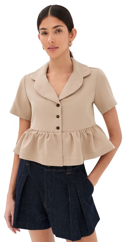 Kika Vargas Kika Vargas Mattie Top Camel