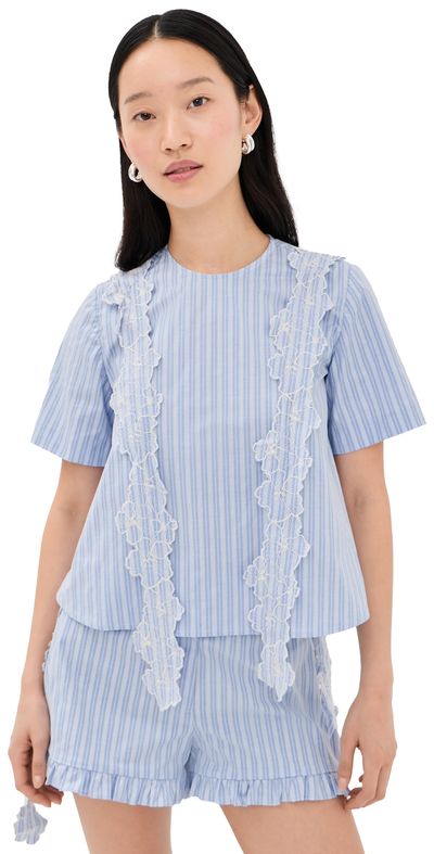 Kika Vargas Kika Vargas Ronke Top Blue