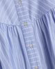 Kika Vargas Women's Ambika Striped Cotton-Blend Peplum Shirt - 7