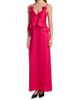 Kika Vargas Women's Bel Ruffled Satin Maxi Dress - 3