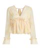 Kika Vargas Women's Cynthi Peony Chiffon Blouse - 1