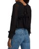 Kika Vargas Women's Cynthi Ruffled-Trim Semi-Sheer Blouse - 5