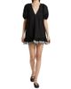 Kika Vargas Women's Kimberly Lace-Trim Stretch-Cotton Minidress - 2