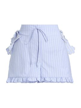 Kika Vargas Women's Sally Striped Cotton Shorts