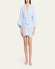 Kiki De Montparnasse Cutout-Sleeve Silk Charmeuse Kimono Robe - 2