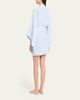 Kiki De Montparnasse Cutout-Sleeve Silk Charmeuse Kimono Robe - 3