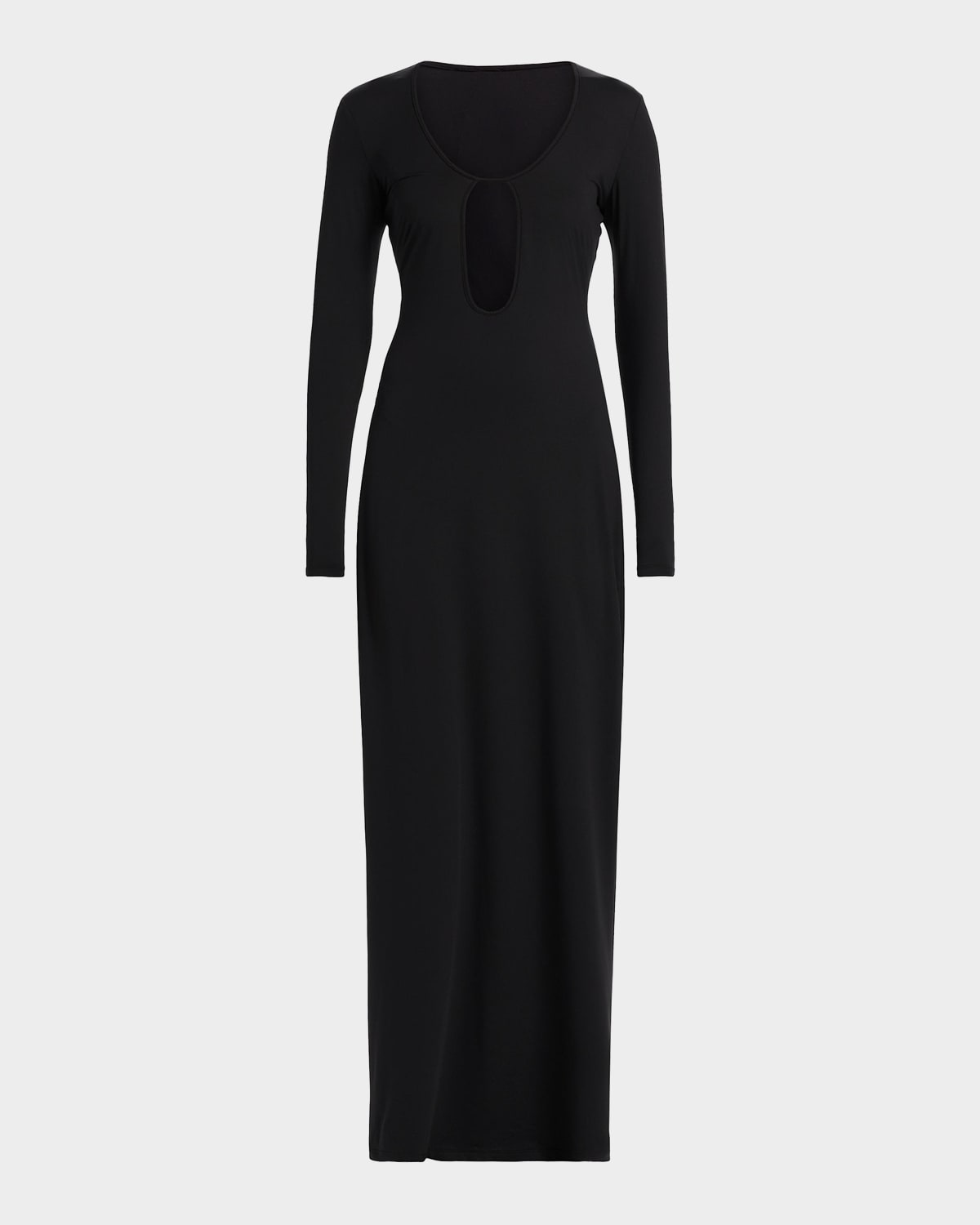 Kiki De Montparnasse Echauffe Cut-Out Long-Sleeve Gown