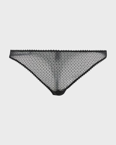 Kiki De Montparnasse High-Cut Crochet Thong