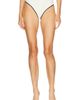 Kiki de Montparnasse Kiki de Montparnasse Contraste High Waisted Bikini Bottom - 2