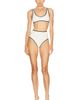Kiki de Montparnasse Kiki de Montparnasse Contraste High Waisted Bikini Bottom - 5