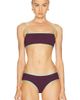 Kiki de Montparnasse Kiki de Montparnasse Contraste Straight Neck Bikini Top - 1
